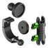 Product image of 2024+ Jeep Midland CB Mic Mount with 3.5" Arm for Passenger Side Grab Bar with green knobs