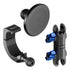 Product image of 2024+ Jeep Phone Mount compatible with MagSafe with 3.5 Arm for Passenger Side Grab Bar with blue knobs