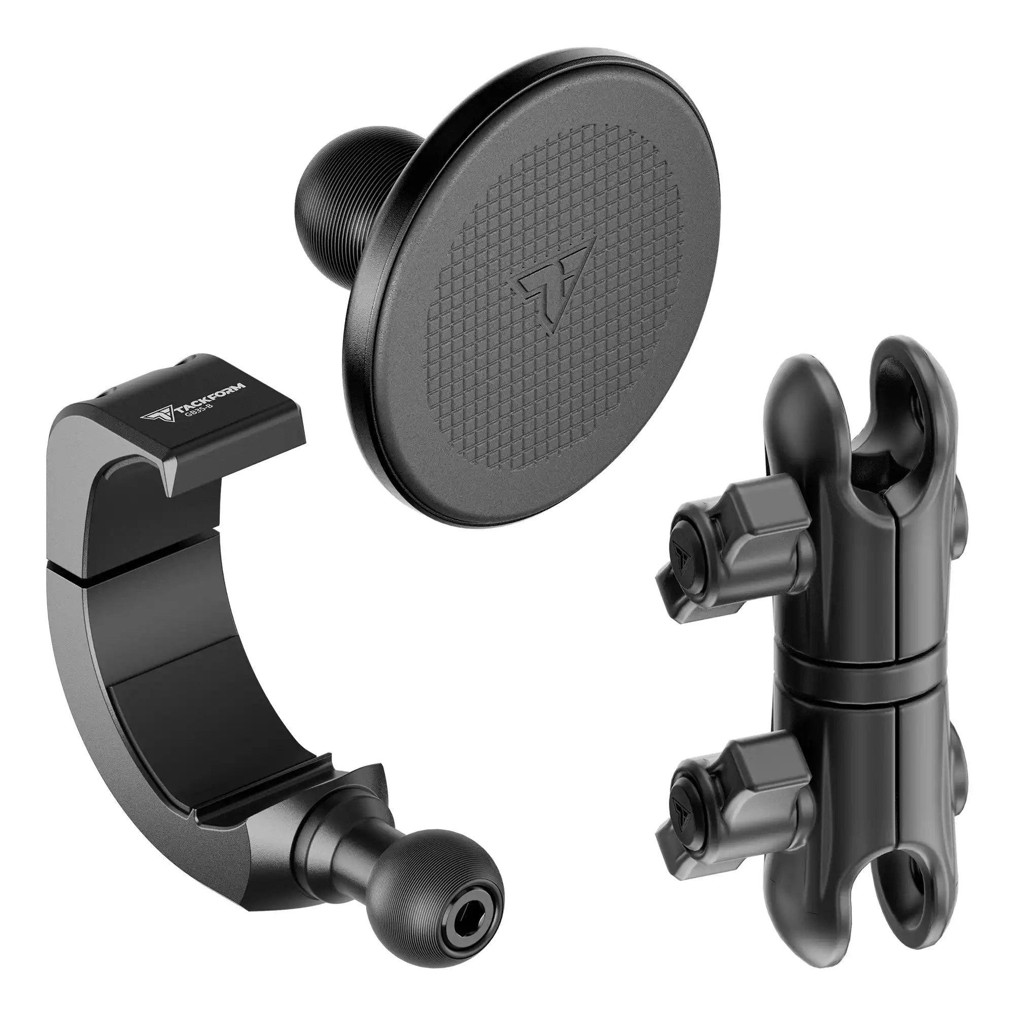 Product image of 2024+ Jeep Phone Mount compatible with MagSafe with 3.5 Arm for Passenger Side Grab Bar with black knobs