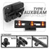 Auxbeam Holder | Assault Track Picatinny Base | Choose Arm Length & Panel Type
