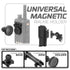 Universal Magnetic Handheld Radio Holder | Assault Track Picatinny Base | 5" DuraLock Arm