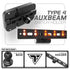 Auxbeam Holder | Slim Track Base | Choose Arm Length & Panel Type