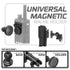 Universal Magnetic Handheld Radio Holder | Slim Track Base | 3.5" DuraLock Arm