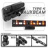 Auxbeam Holder | Slim Track Base | Choose Arm Length & Panel Type
