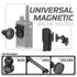 Universal Magnetic Handheld Radio Holder | Slim Track Base | 8" DuraLock Arm