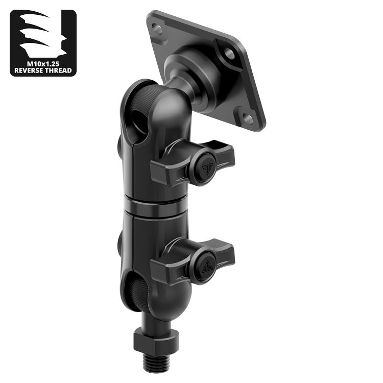 Tuner/GPS Series - M10 REVERSE Fine Threaded Ball Mirror Mount - Long Reach