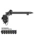 2021+ Ford F-150 (See Compatibility Info For Specific Year/Trim Fitment Details) Tackform Slim Track Dash Bracket With Qi Wireless Charging Phone Mount with Customizable LED Accent Lighting