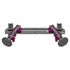 2023-2026 Ford Super Duty (F-250 Through F-600) Tackform Slim Track Dash Bracket With Dual MagSafe Phone Mounts