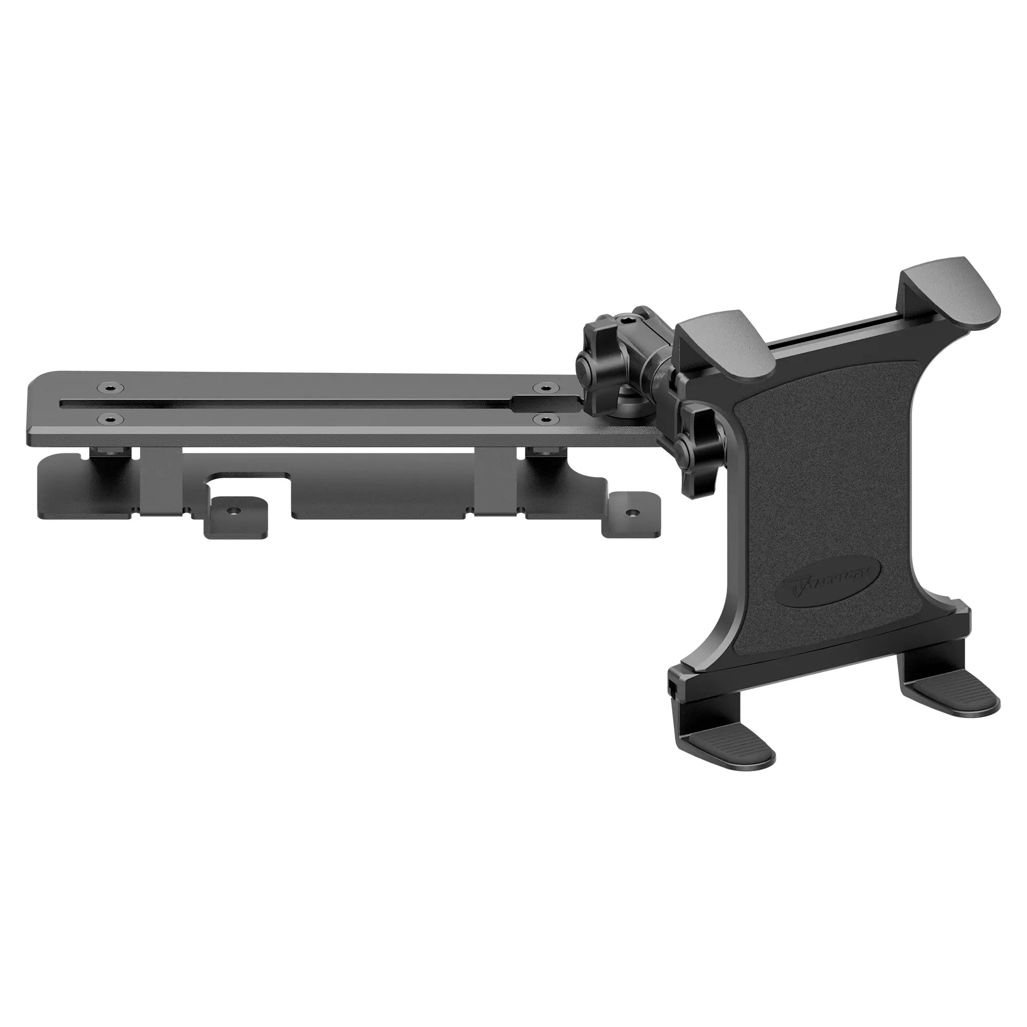 2022+ Chevrolet Silverado & GMC Sierra With 13.4" Screen (See Compatibility Info For Year/Trim Details) Tackform Slim Track Dash Bracket With Tablet Mount