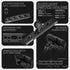 2018-2023 Jeep JL, Gladiator, and 4xe LINK™ Grab Handle Mount Auxbeam Switch Panel Holder