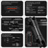 2019-2023 Ford Ranger (WITHOUT Switch Panel) Tackform Assault Track Picatinny Dash Bracket With 20LITE Phone Holder