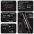 2024+ Toyota Tacoma & 2025+ Toyota 4Runner Passenger Side Grab Handle Mount with Midland Magnetic CB Radio Mic Holder