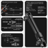 LINK™ GoPro/Action Camera Mount | Accessory Ready Dash and Grab Handle Compatible | 2021+ Ford Bronco | 7.5"-9.25" Telescoping Arm