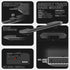 2018 - 2023 Jeep JL, JT, and Wrangler 4XE. (Not compatible with 2024+ models) Tackform Assault Track Picatinny Dash Bracket With Tablet Mount
