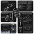 LINK™ GoPro/Action Camera Mount | Accessory Ready Dash and Grab Handle Compatible | 2021+ Ford Bronco | 7.5"-9.25" Telescoping Arm