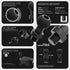 Mirror Hole Mount | M10 x 1.25 REVERSE Fine Thread | 20mm Ball | 20 Series™ | Black