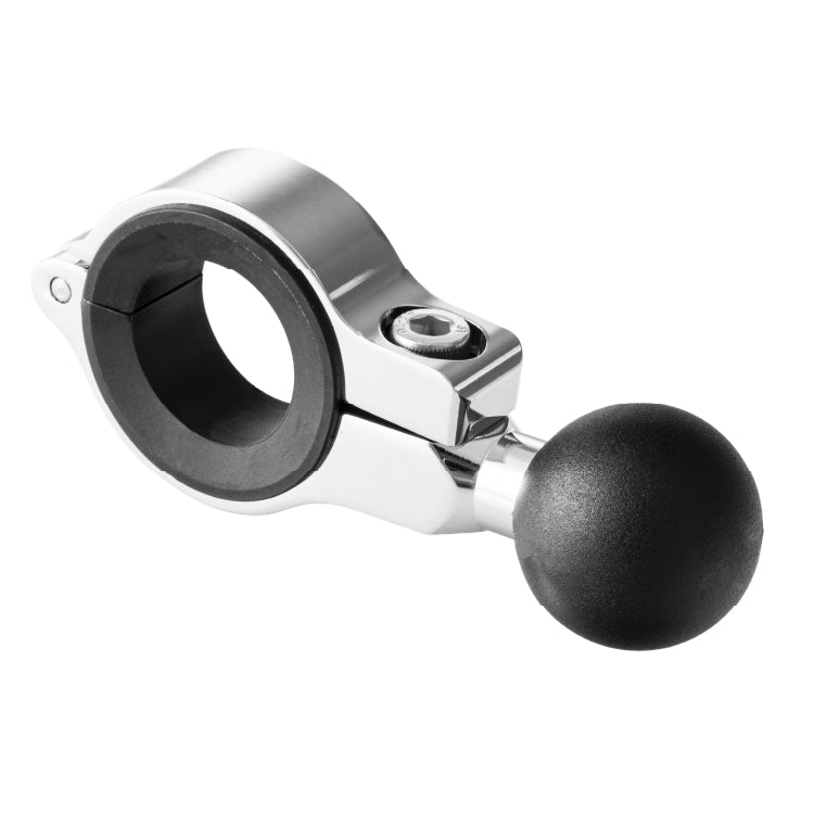 TF-BS-98-25 | Low Profile Bar Mount For 7/8" - 1-1/4" Bars | For 1" / 25.4mm / B Sized Balls | Chrome