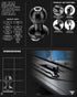 TRAXX™ - Slim Track  Base Mount | Midland Magnetic CB Radio Mic Holder | 5" Aluminum DuraLock Arm