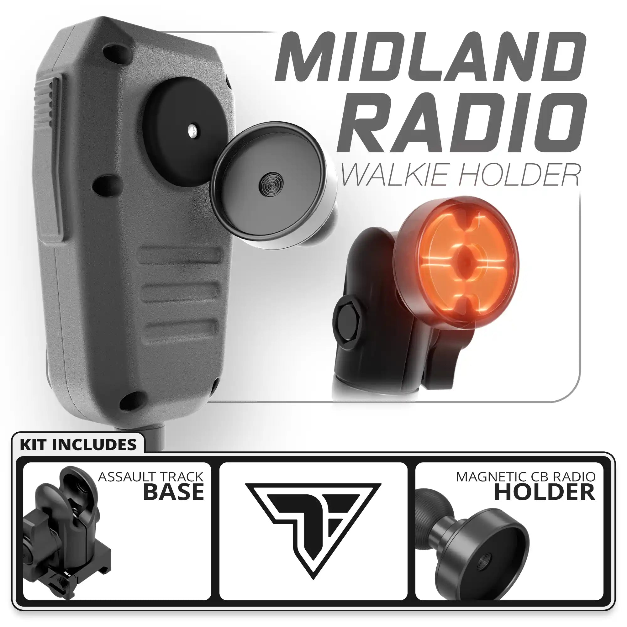 Midland | TRAXX™ - Assault Track Picatinny Base Short Reach Adapter with 20mm Socket