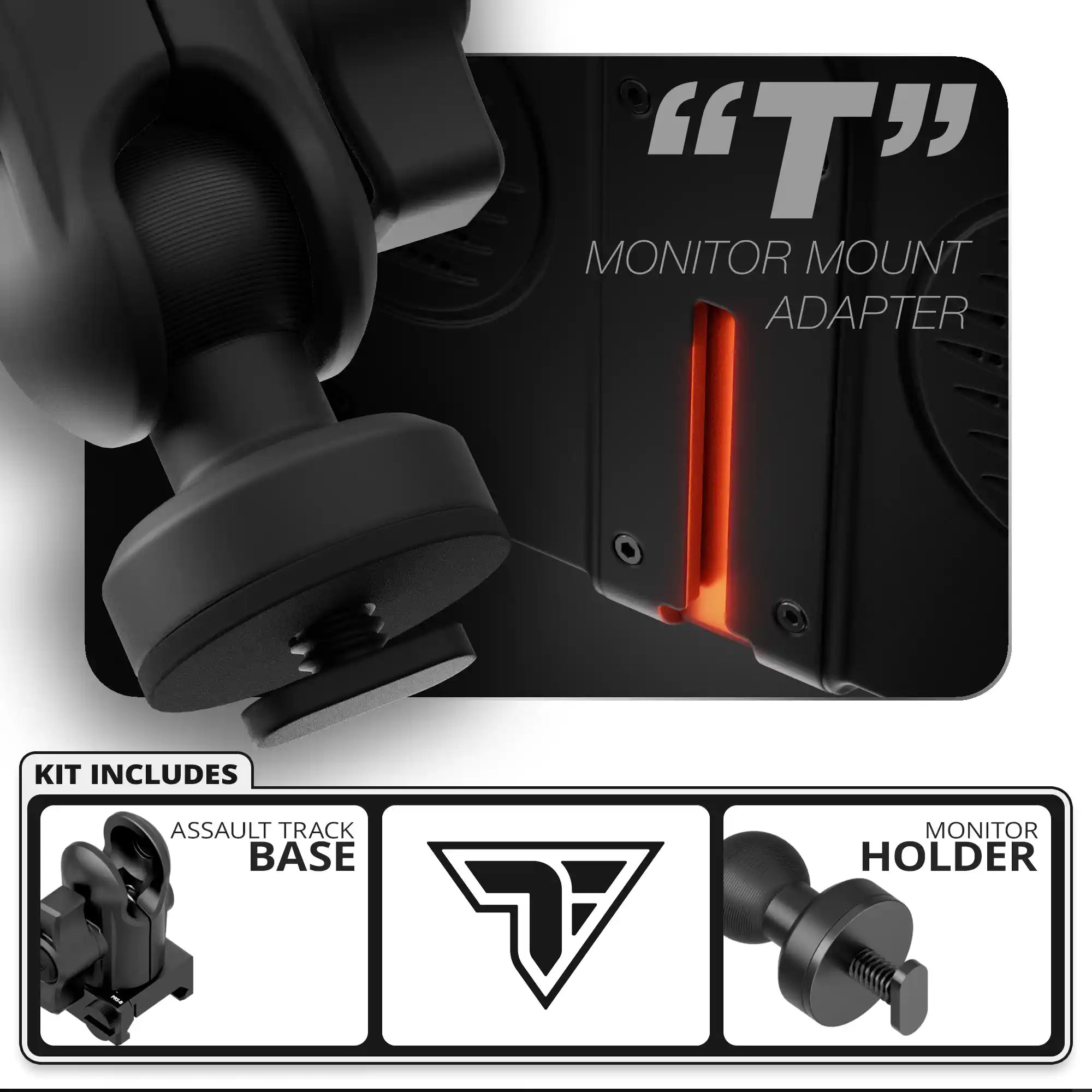Single T Screw | TRAXX™ - Assault Track Picatinny Base with 20mm Socket