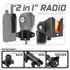 CB Radio/Microphone Holder | TRAXX™ - Assault Track Picatinny Base | 3.5" DuraLock Arm