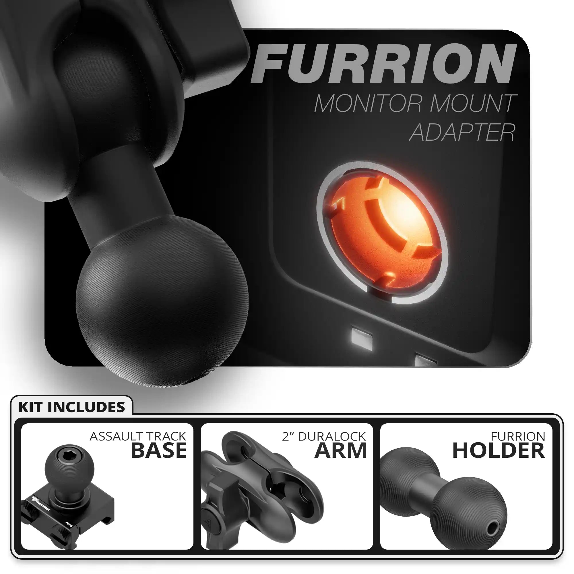 Furrion | TRAXX™ - Assault Track Picatinny Base | 2" DuraLock Arm