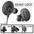 Quad Lock MAG™ Wireless Charging Phone Holder | TRAXX™ - Assault Track Picatinny Base | 2" DuraLock Arm