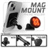 Magnetic Phone Holder | TRAXX™ - Assault Track Picatinny Base | 5" DuraLock Arm