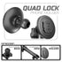 Quad Lock MAG™ Phone Holder | TRAXX™ - Assault Track Picatinny Base | 6" DuraLock Arm