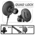 Quad Lock MAG™ Wireless Charging Phone Holder | TRAXX™ - Assault Track Base | 7.5"-9.25" Telescoping Arm