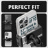Black Motorcycle Phone Cradle | Perch / Brake / Clutch Reservoir Mount | 3.5" DuraLock™ Arm