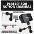 LINK™ GoPro/Action Camera Mount | Accessory Ready Dash and Grab Handle Compatible | 2021+ Ford Bronco | 7.5"-9.25" Telescoping Arm
