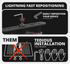 2022+ Toyota Tundra & 2023+ Toyota Sequoia Tackform Slim Track Dash Bracket With 20LITE Phone Mount