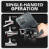 Black Motorcycle Vibration Dampening Phone Cradle | Dual 20mm Ball - Perch / Brake / Clutch Reservoir Mount | 3.5" DuraLock™ Arm