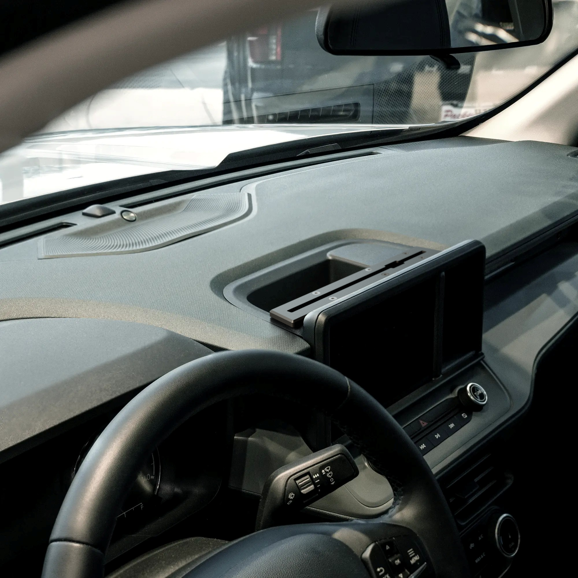 Ford Maverick All metal Dash Bracket With Slim Track Quick Repositioning Track
