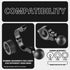 TF-BS-98-25 | Low Profile Bar Mount For 7/8" - 1-1/4" Bars | For 1" / 25.4mm / B Sized Balls | Chrome