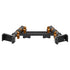 2019-2023 Ford Ranger (WITHOUT Switch Panel) Tackform Slim Track Dash Bracket With Dual 20LITE Phone Holders