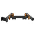 2019-2023 Ford Ranger (WITHOUT Switch Panel) Tackform Slim Track Dash Bracket With 20LITE Phone Holder & CB Microphone Holder