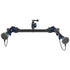 2021+ Ford Bronco & Bronco Raptor (Non-Sport) Tackform Slim Track Dash Bracket With Dual MagSafe Charging Phone Mounts & GoPro Mount