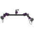 2021+ Ford Bronco & Bronco Raptor (Non-Sport) Tackform Slim Track Dash Bracket With Dual MagSafe Charging Phone Mounts & GoPro Mount