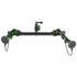 2021+ Ford Bronco & Bronco Raptor (Non-Sport) Tackform Slim Track Dash Bracket With Dual MagSafe Charging Phone Mounts & GoPro Mount