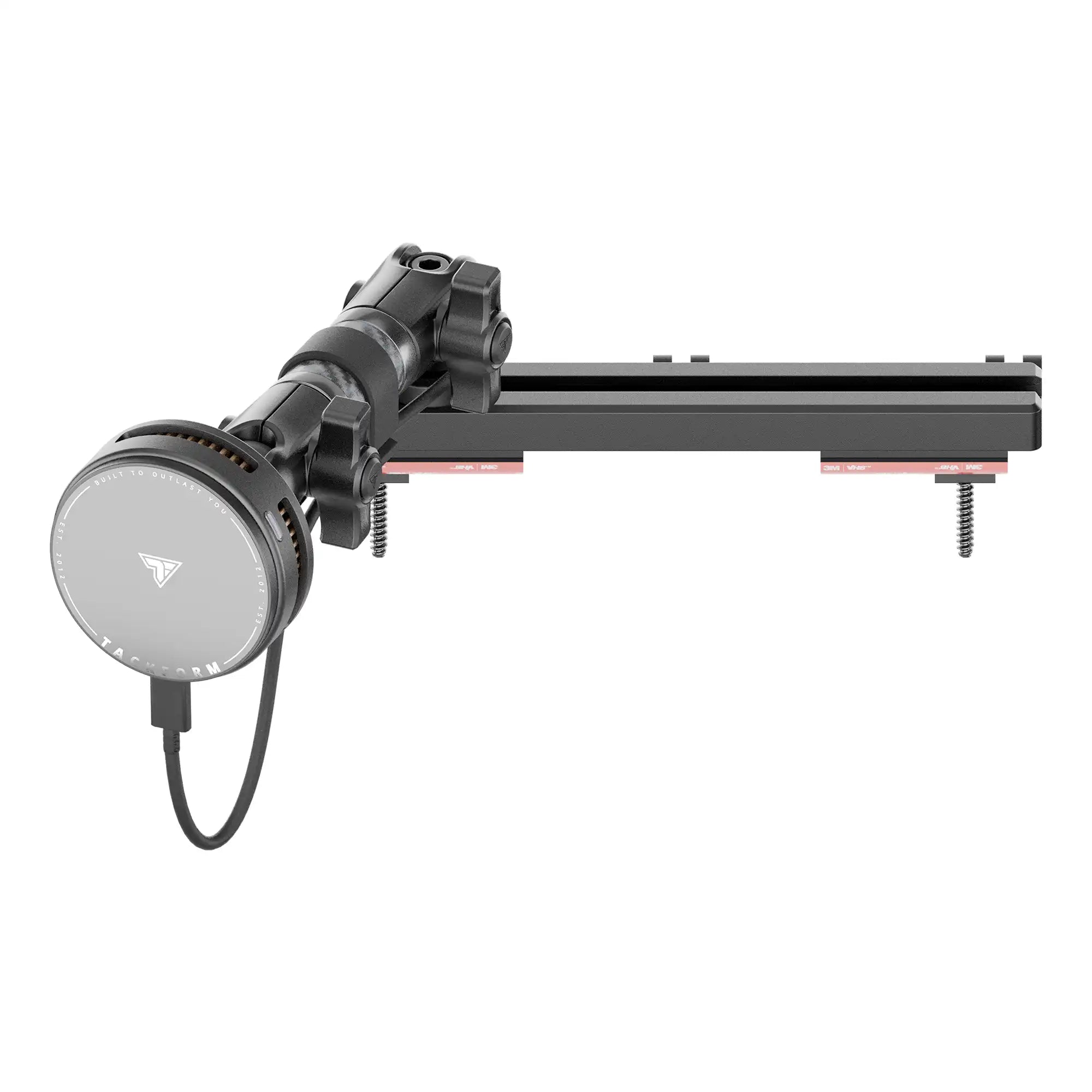 2009-2012 RAM 1500 & 2010-2012 RAM 2500/3500 Tackform Slim Track Dash Bracket With Qi2.2/MagSafe Charging & Cooling Phone Cradle