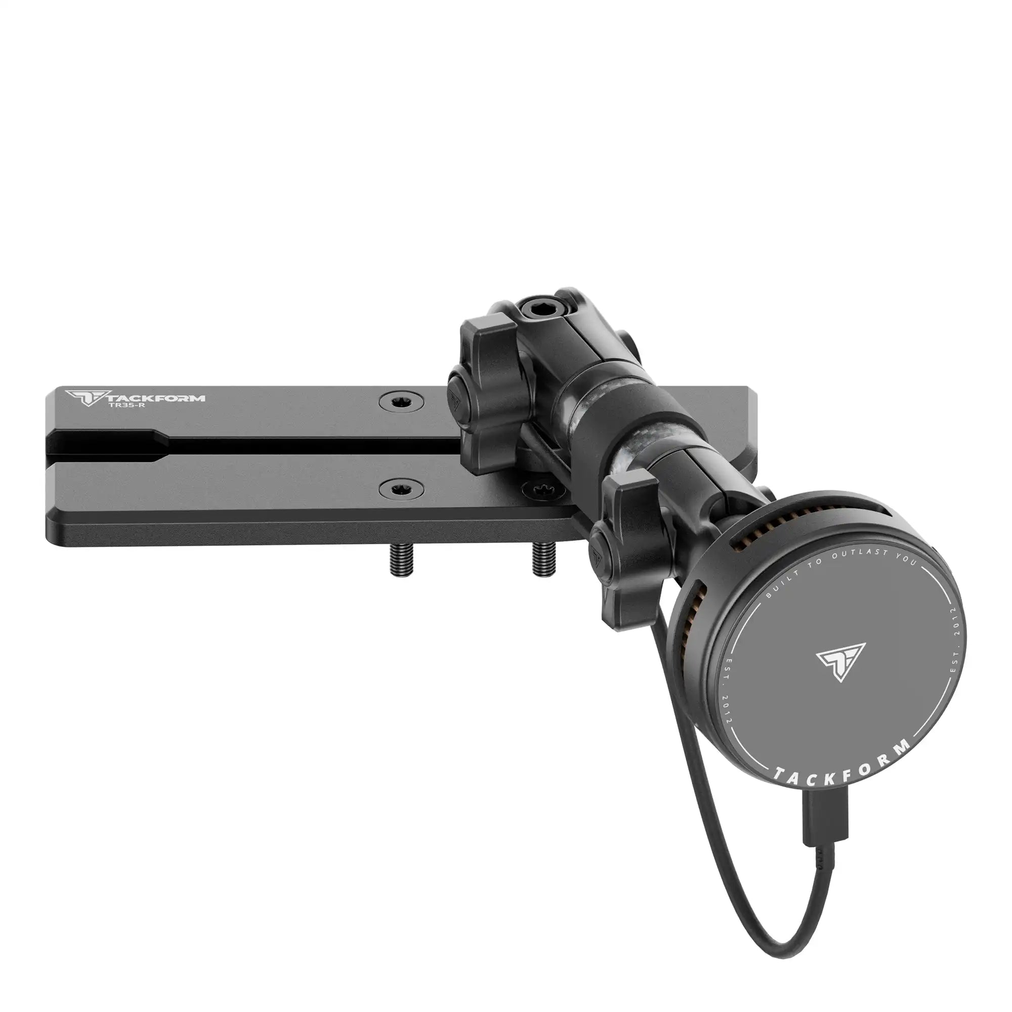 2024+ Jeep Wrangler JL & Gladiator JT (Not Compatible With 4xe) Tackform Slim Track Dash Bracket With Qi2.2/MagSafe Charging & Cooling Phone Mount | Passenger Side