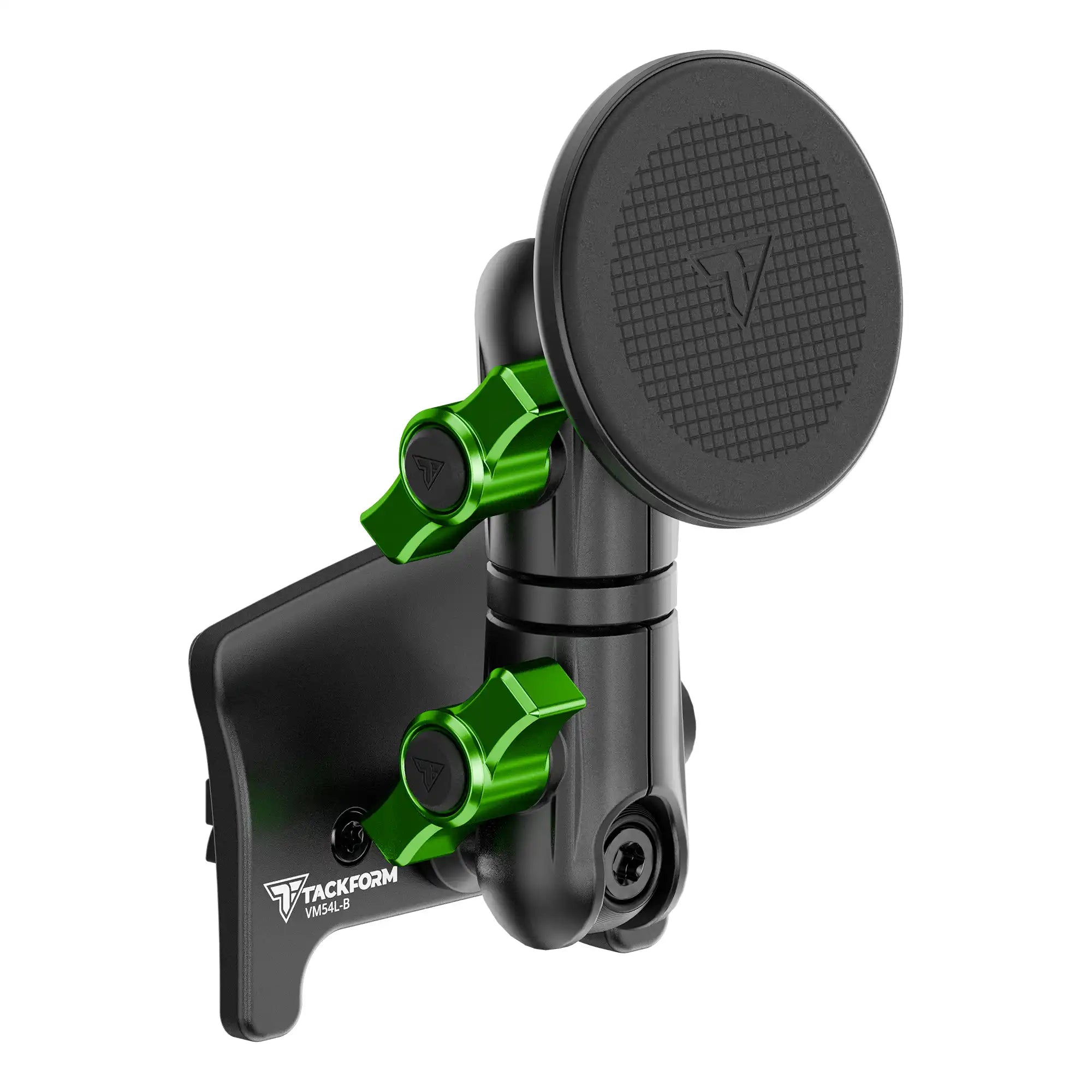 Product image of Tacoma Phone Mount with Magnetic Phone Holder Compatible with MagSafe with Green Billet Knobs