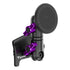 Product image of Tacoma Phone Mount with Magnetic Phone Holder Compatible with MagSafe with Purple Billet Knobs