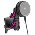 Product image of black 25W Qi Wireless Charging Toyota Tacoma Phone Mount active cooling and pink billet knobs