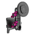 Product image of black Tacoma Phone Mount with Quad Lock MAG head and pink billet knobs