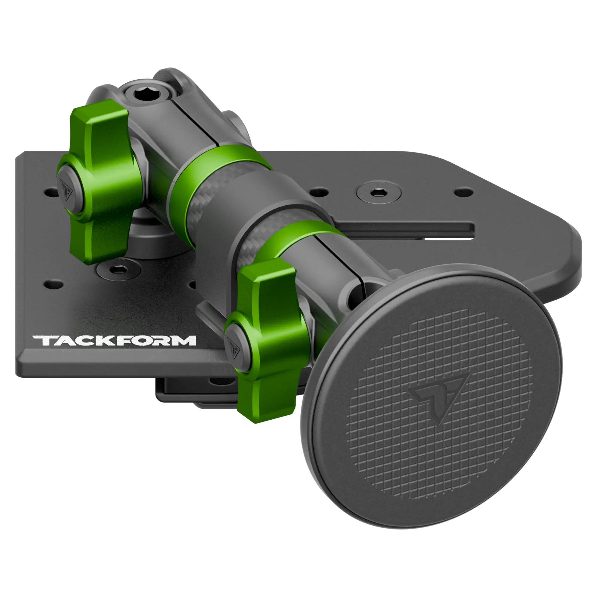 Tackform Passenger Jeep Wrangler Dash Kit with Magnetic Magsafe Phone Mount And Green Color Accent Knobs 

