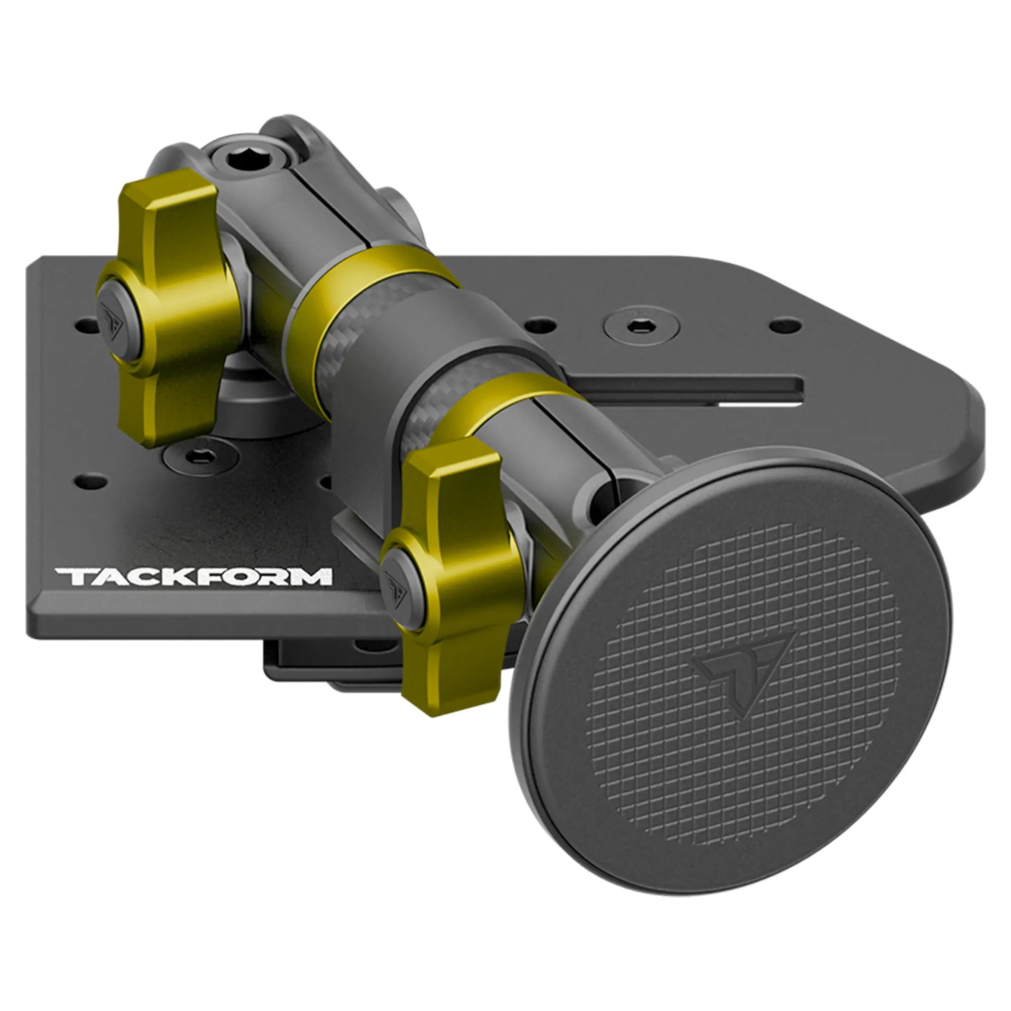 Tackform Passenger Jeep Wrangler Dash Kit with Magnetic Magsafe Phone Mount And Yellow Color Accent Knobs

