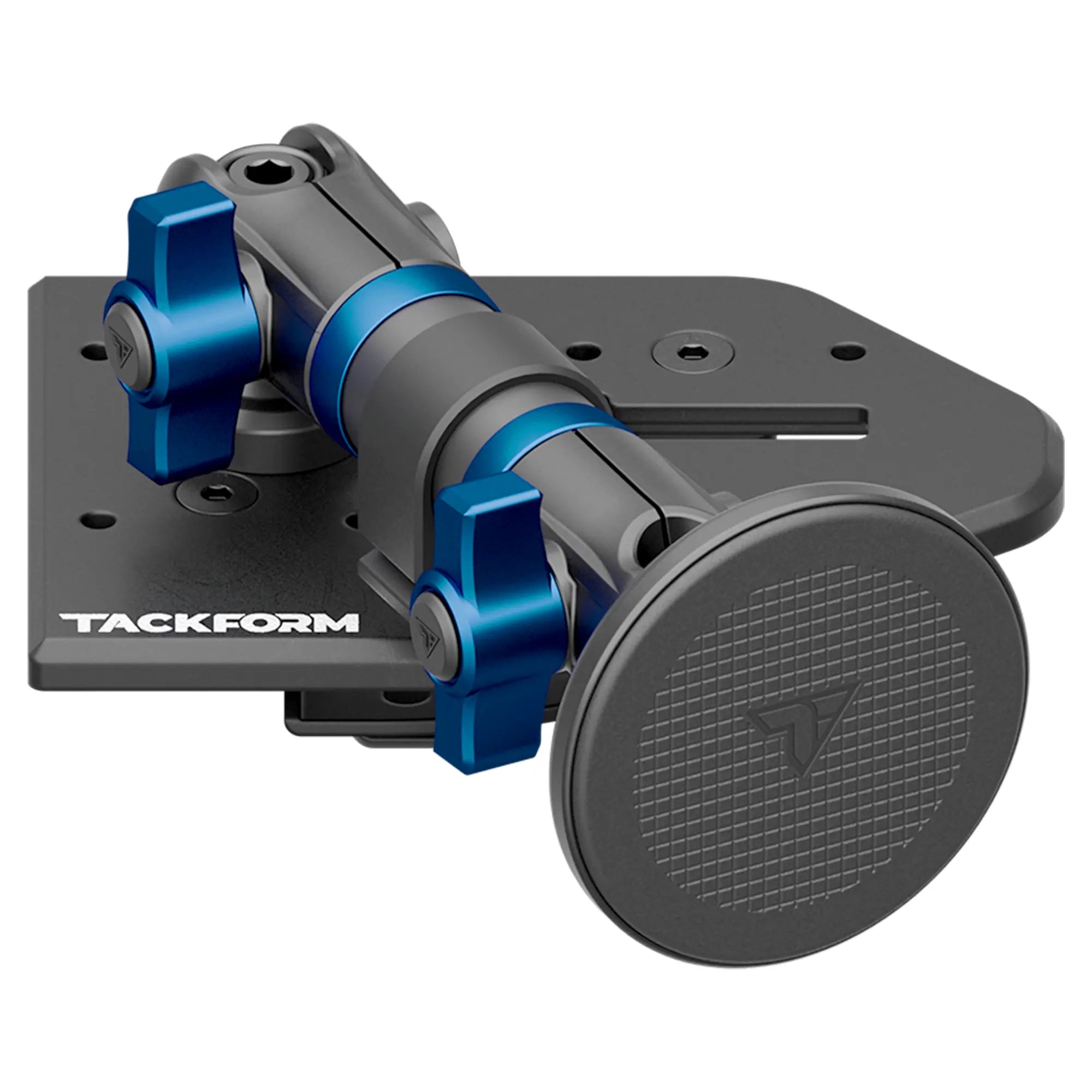 Tackform Passenger Jeep Wrangler Dash Kit with Magnetic Magsafe Phone Mount And Blue Color Accent Knobs 
